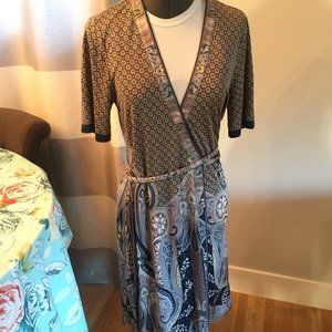 Elie Tahari Silk Wrap Dress